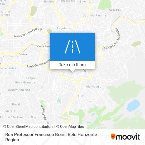 Rua Professor Francisco Brant map