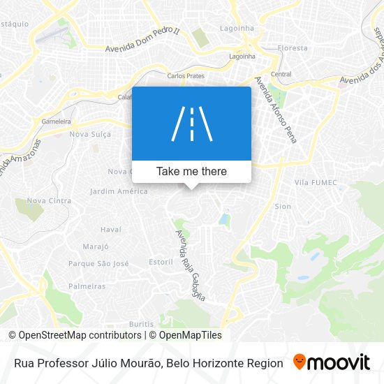 Rua Professor Júlio Mourão map