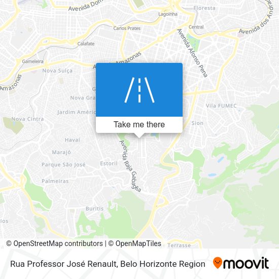 Rua Professor José Renault map