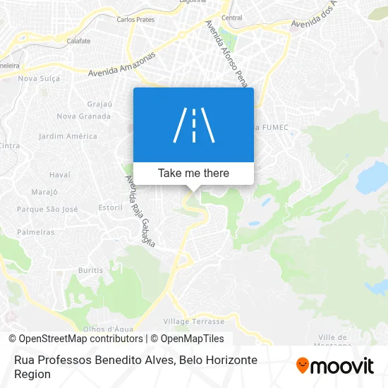 Rua Professos Benedito Alves map