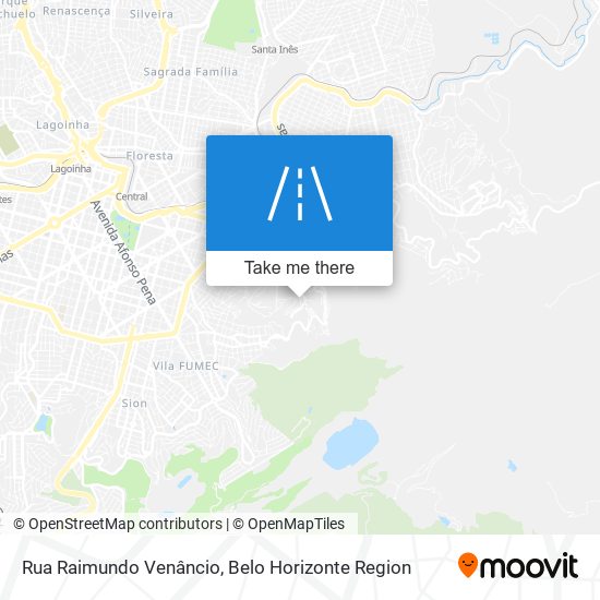 Mapa Rua Raimundo Venâncio