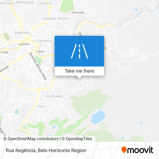 Rua Regência map