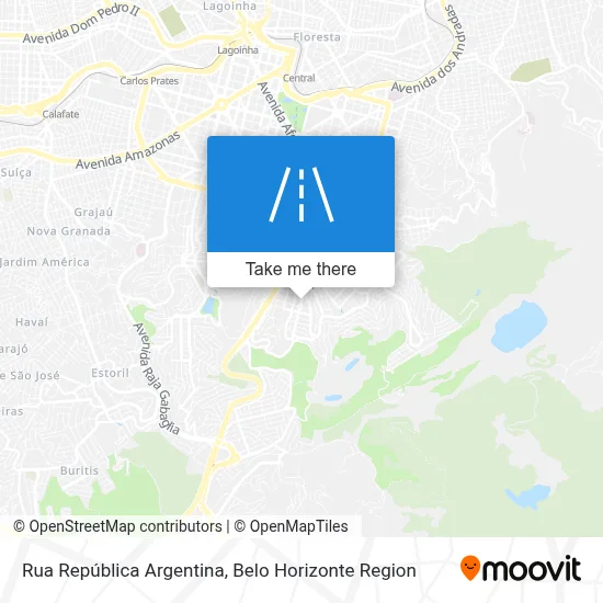 Rua República Argentina map