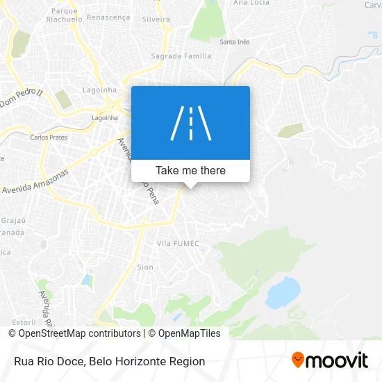 Rua Rio Doce map