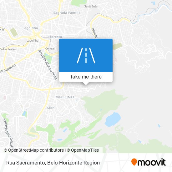 Rua Sacramento map