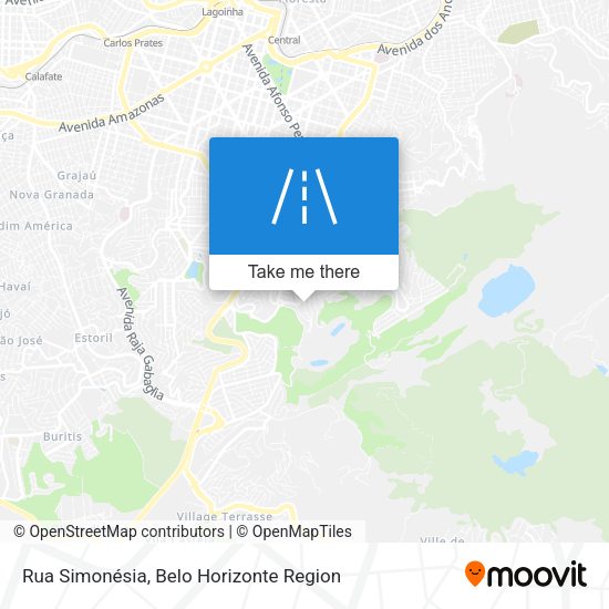 Rua Simonésia map