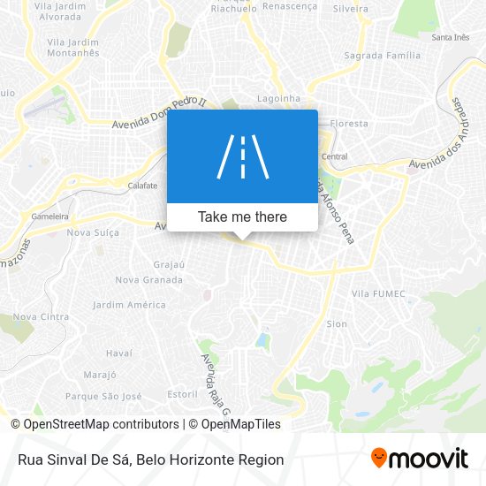 Rua Sinval De Sá map