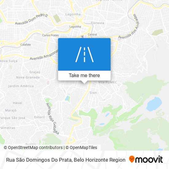 Mapa Rua São Domingos Do Prata