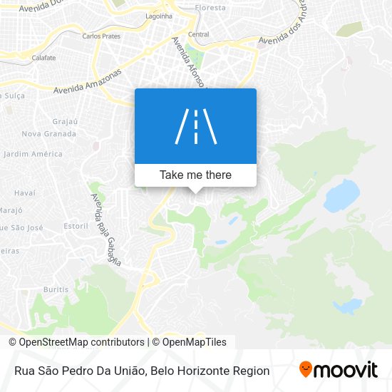 Rua São Pedro Da União map