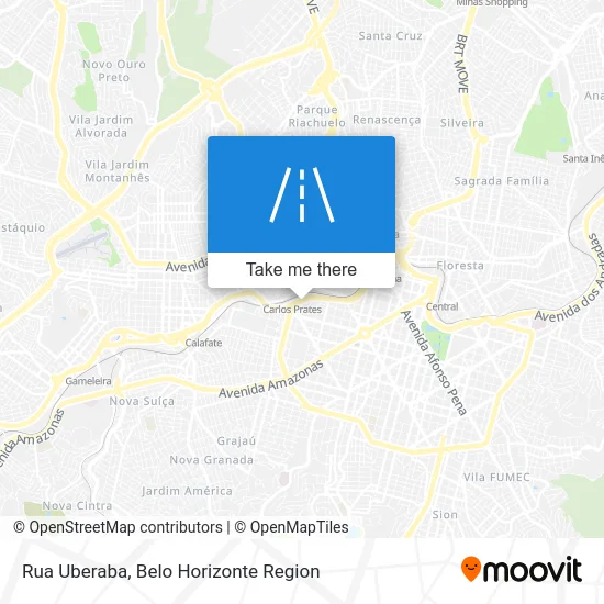 Rua Uberaba map