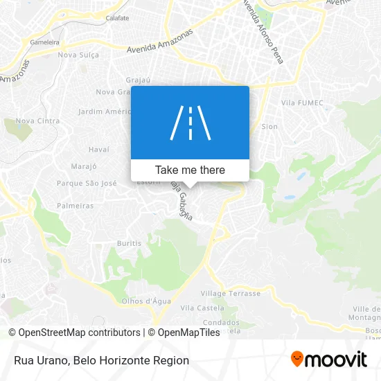 Rua Urano map