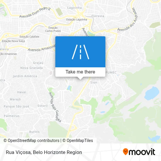 Rua Viçosa map