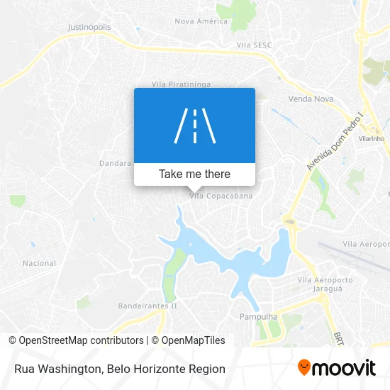 Rua Washington map
