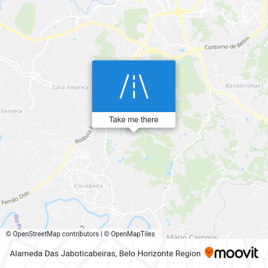 Alameda Das Jaboticabeiras map