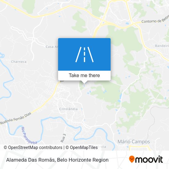 Alameda Das Romãs map