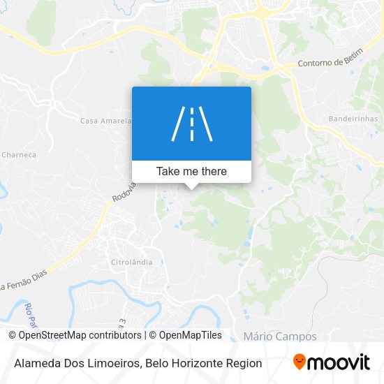 Alameda Dos Limoeiros map