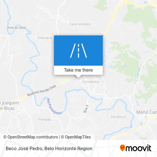 Beco José Pedro map