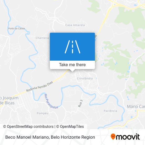 Beco Manoel Mariano map