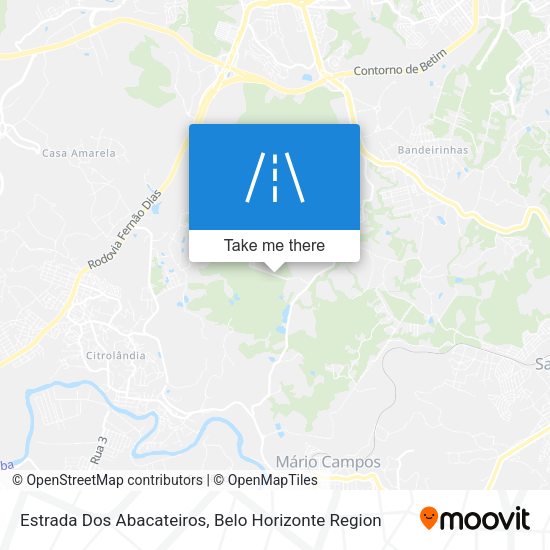 Estrada Dos Abacateiros map