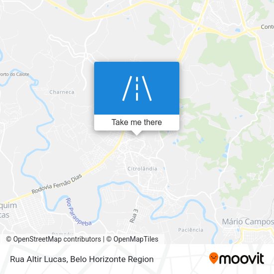 Rua Altir Lucas map