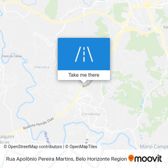 Rua Apolônio Pereira Martins map