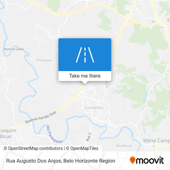 Rua Augusto Dos Anjos map