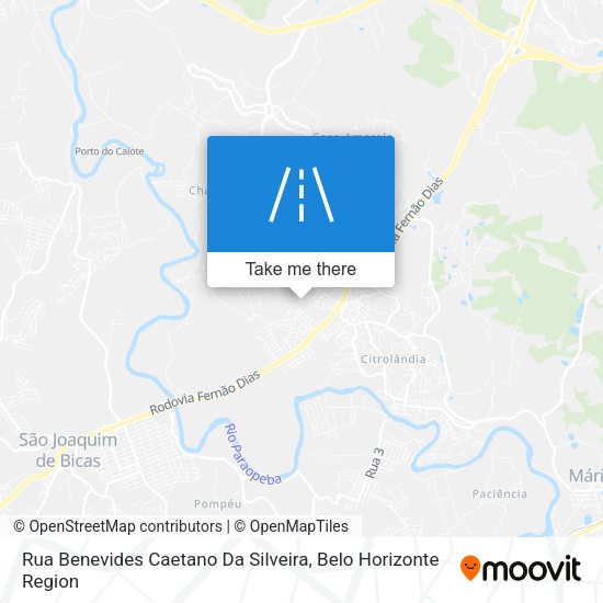 Rua Benevides Caetano Da Silveira map