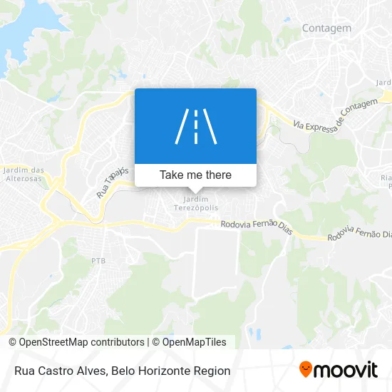 Rua Castro Alves map