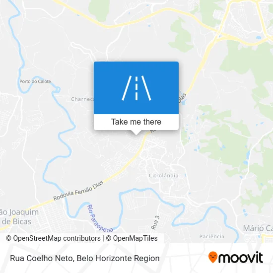 Rua Coelho Neto map