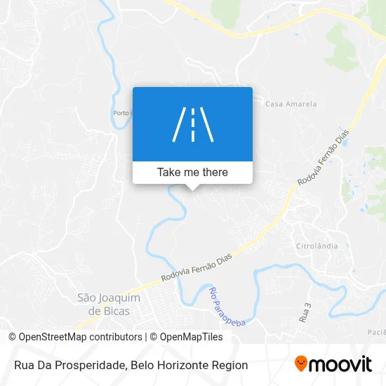Rua Da Prosperidade map