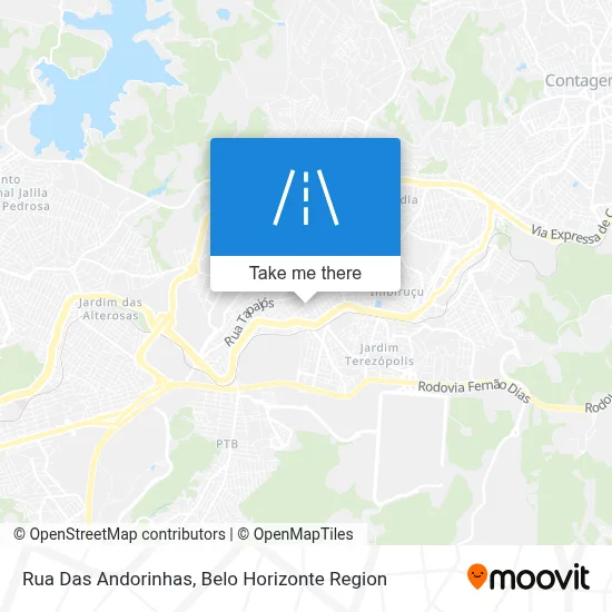 Rua Das Andorinhas map