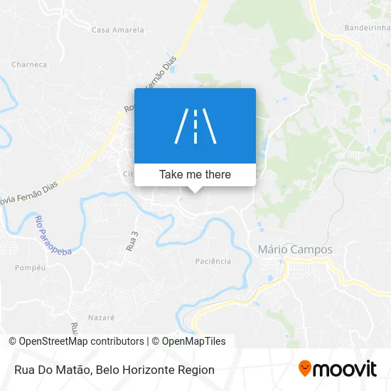Rua Do Matão map