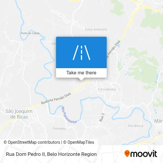Rua Dom Pedro II map