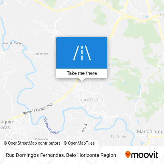 Rua Domingos Fernandes map