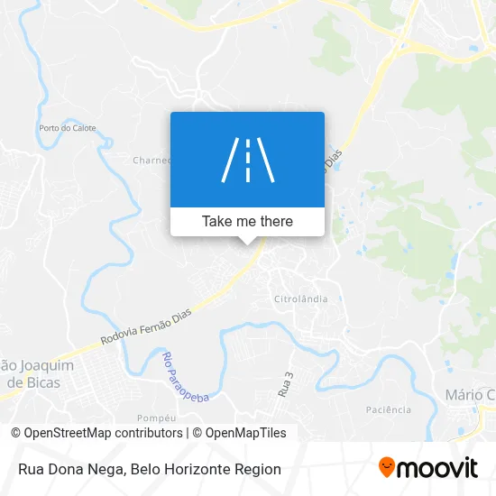 Rua Dona Nega map