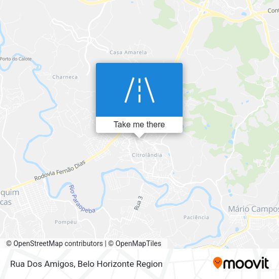 Rua Dos Amigos map