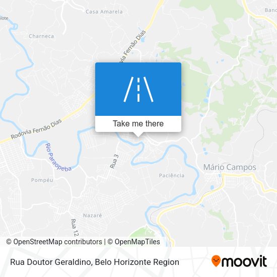 Rua Doutor Geraldino map