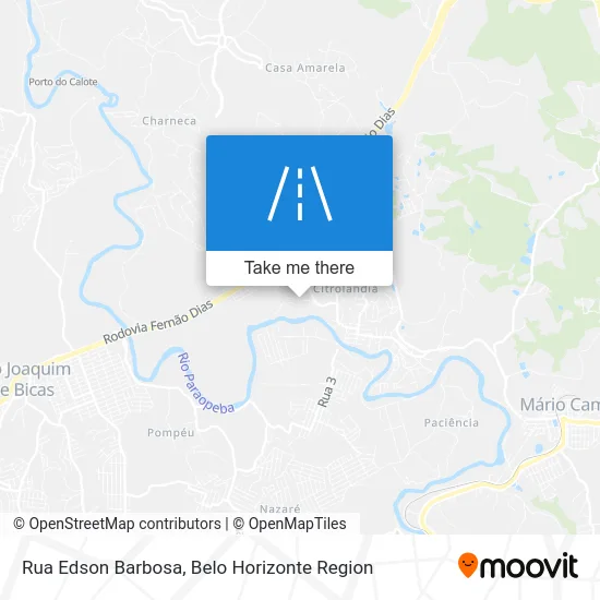 Rua Edson Barbosa map