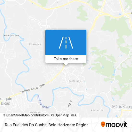 Rua Euclides Da Cunha map