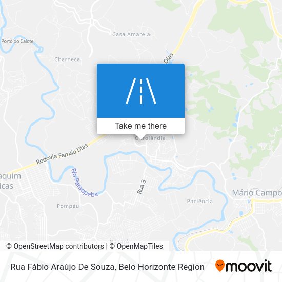 Rua Fábio Araújo De Souza map