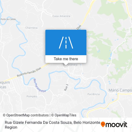 Rua Gizele Fernanda Da Costa Souza map