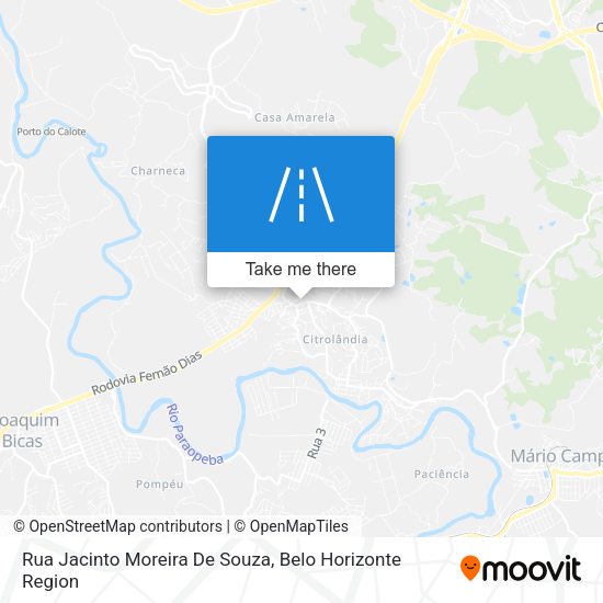 Rua Jacinto Moreira De Souza map