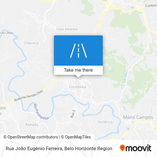 Rua João Eugênio Ferreira map