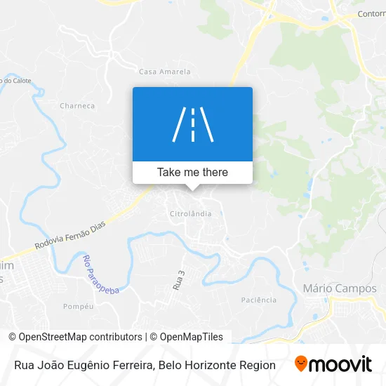 Rua João Eugênio Ferreira map
