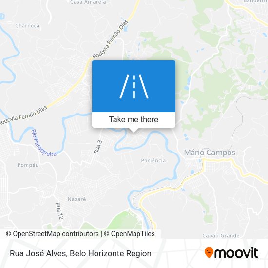 Rua José Alves map