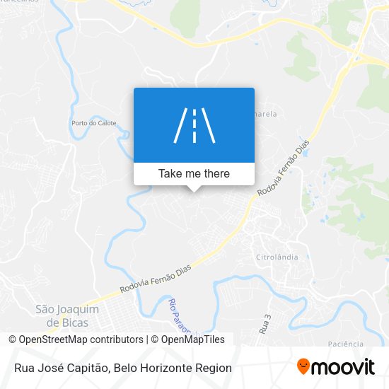 Rua José Capitão map