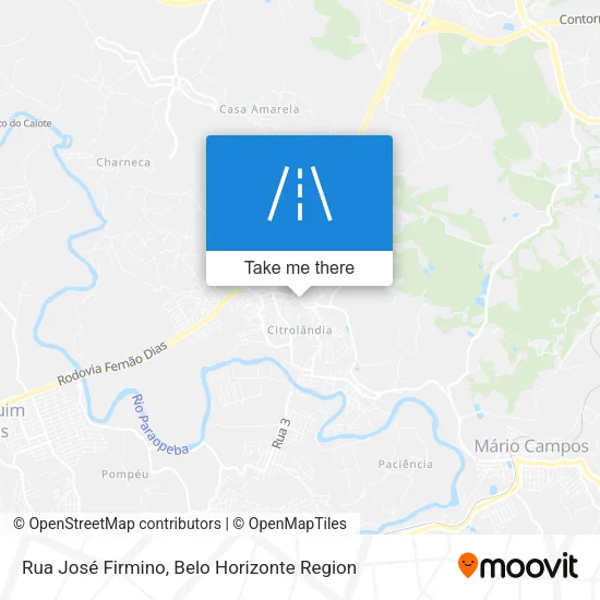 Rua José Firmino map