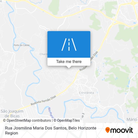 Rua Josmilina Maria Dos Santos map