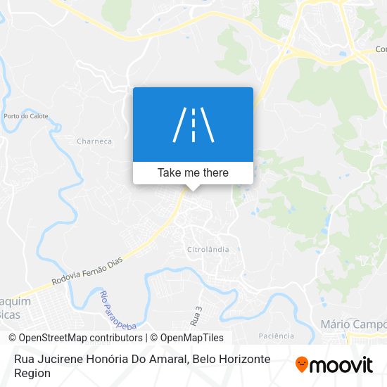 Rua Jucirene Honória Do Amaral map