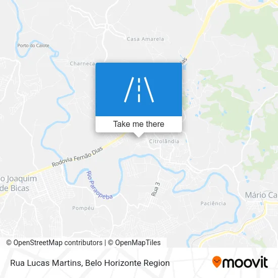 Rua Lucas Martins map